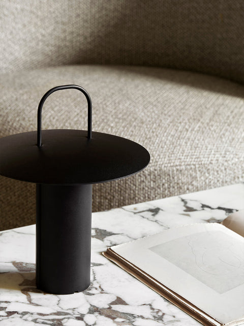 Ray Accent Minimalist Cylinder Lantern Table Lamp