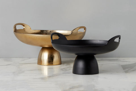 Decorating Essentials Modern Polished Metal Bowl Vase