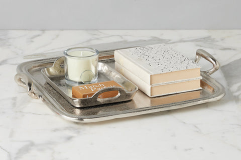 etúHOME Gift Vintage Lipped Polished Serving Tray