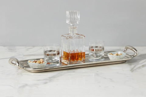 etúHOME Vintage Lipped Polished Serving Tray