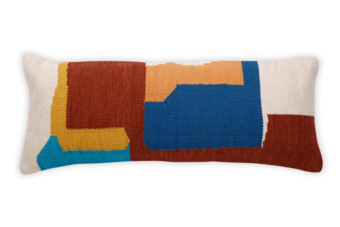 Artful Traditionalist Handcrafted Bohemian Lumbar Pillow