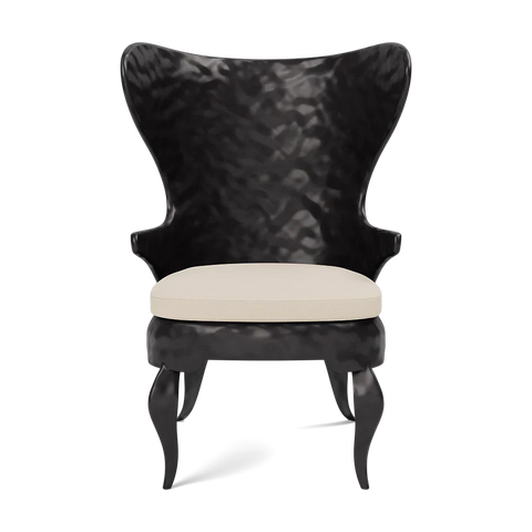 Timeless Minimalist Wingback Balloon Accent Chair