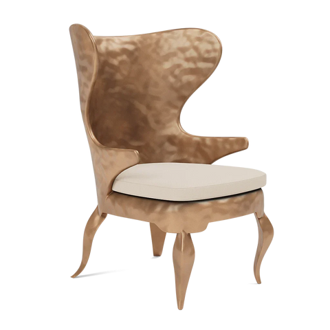 Timeless Minimalist Wingback Balloon Accent Chair