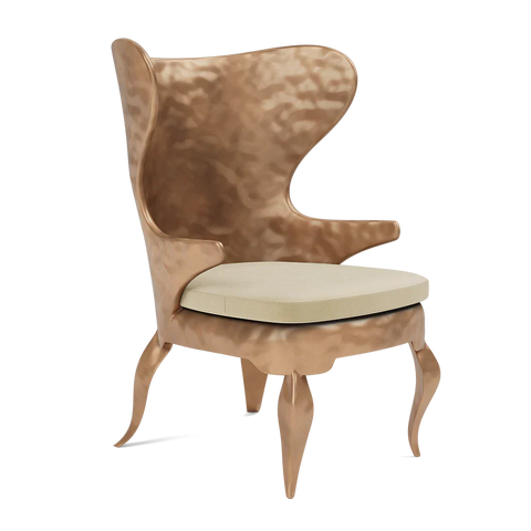 Timeless Minimalist Wingback Balloon Accent Chair