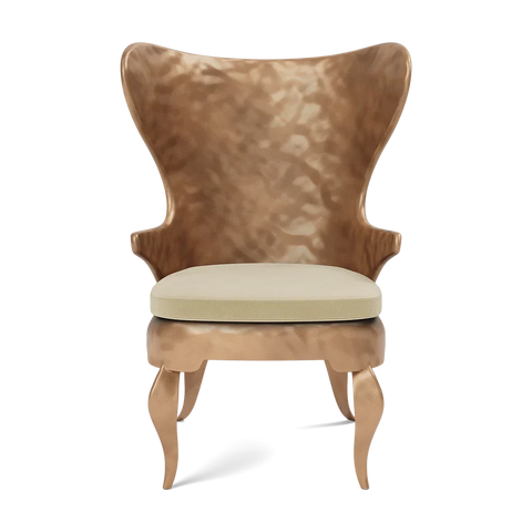 Timeless Minimalist Wingback Balloon Accent Chair