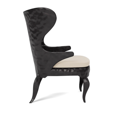 Timeless Minimalist Wingback Balloon Accent Chair