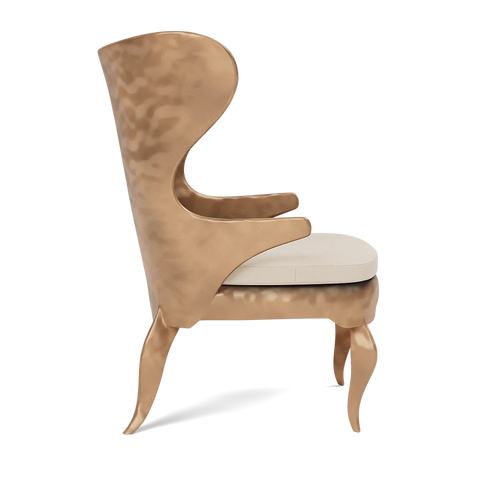 Timeless Minimalist Wingback Balloon Accent Chair