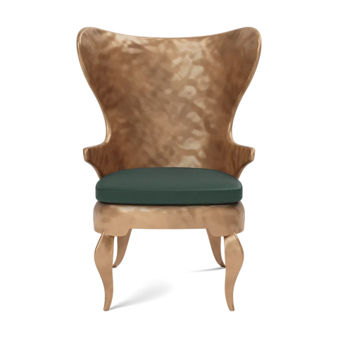 Timeless Minimalist Wingback Balloon Accent Chair