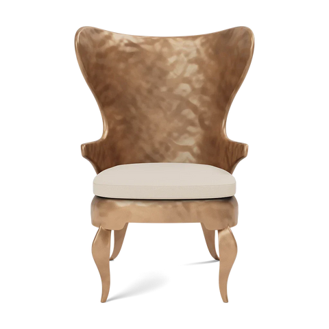 Timeless Minimalist Wingback Balloon Accent Chair