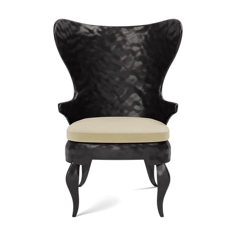 Timeless Minimalist Wingback Balloon Accent Chair