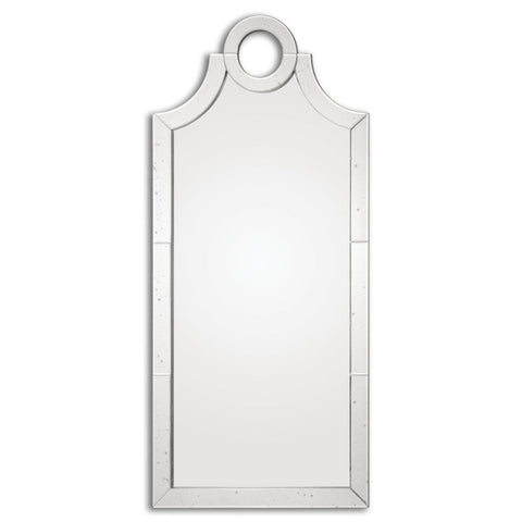 Traditional Arch Accent Mirror with Antique Framed Design