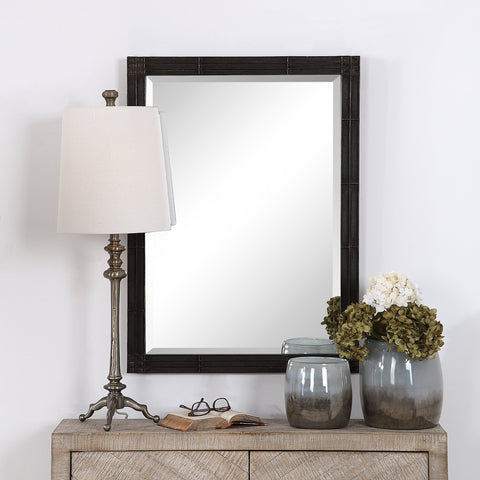 Contemporary Handcrafted Distressed Vanity Wall Mirror