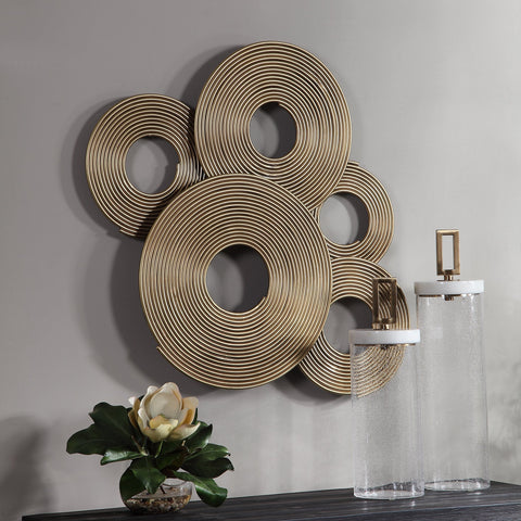 Decorating Essentials Modern Free Form Iron Wall Sculpture