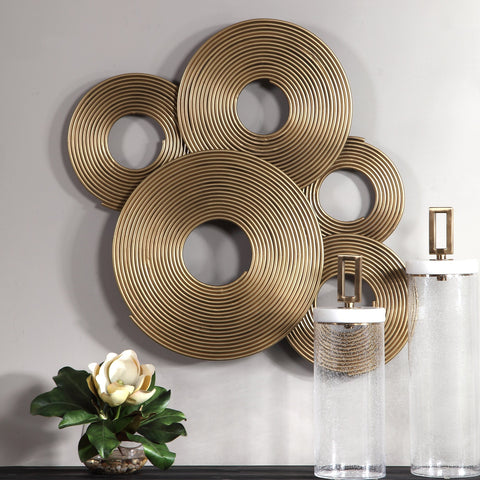 Decorating Essentials Modern Free Form Iron Wall Sculpture