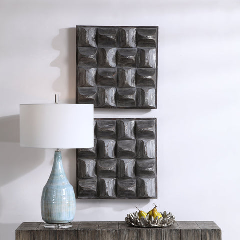 Pickford Wood Wall Decor Matte Three Dimensional Wall Sculpture