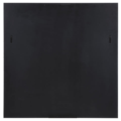 Traditional Geometric Accent Mirror with Gold Leaf Finish for Living Room