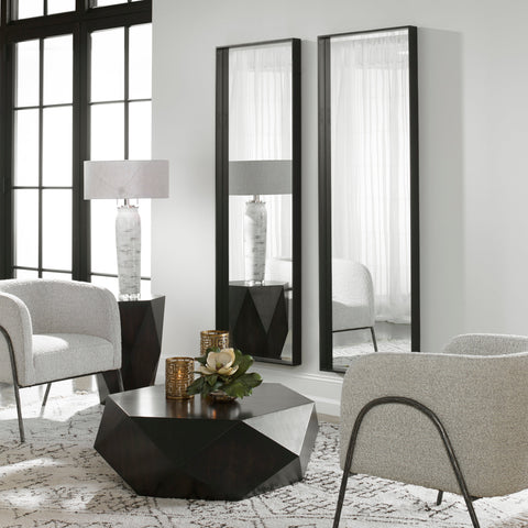 Minimalist Contemporary Framed Rectangle Wall Mirror