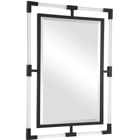 Contemporary Accent Rectangle Mirror for Living Room Wall