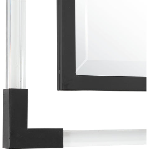 Contemporary Accent Rectangle Mirror for Living Room Wall