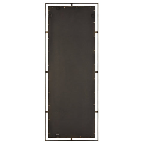 Contemporary Geometric Framed Wall Mirror for Entryway