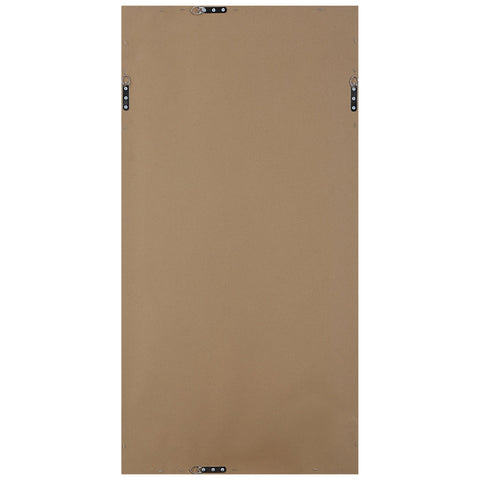 Contemporary Gold Leaf Framed Accent Wall Mirror for Entryway