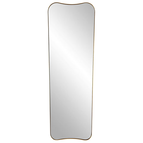 Contemporary Full Length Antique Rectangle Framed Wall Mirror