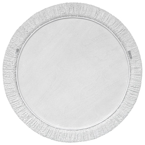 Contemporary Organic Round Accent Mirror for Entryway