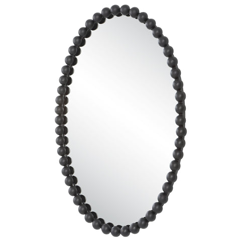 Contemporary Oval Accent Mirror for Entryway Living Room Bedroom