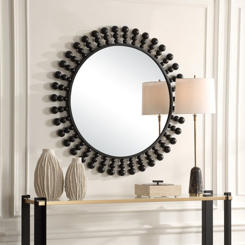 Contemporary Starburst Accent Mirror for Entryway or Living Room