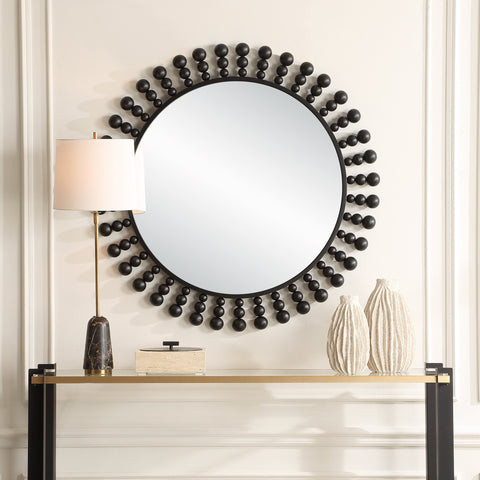 Contemporary Starburst Accent Mirror for Entryway or Living Room