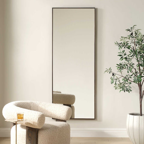 Contemporary Antique Framed Rectangle Wall Mirror
