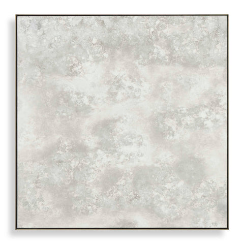 Traditional Antique Mercury Mirror with Brushed Brass Frame Wall Mirror