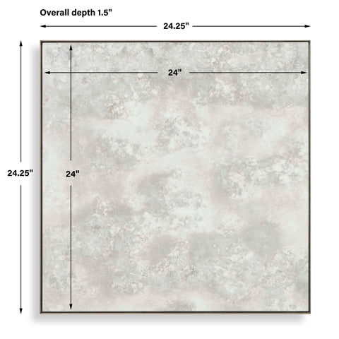 Traditional Antique Mercury Mirror with Brushed Brass Frame Wall Mirror