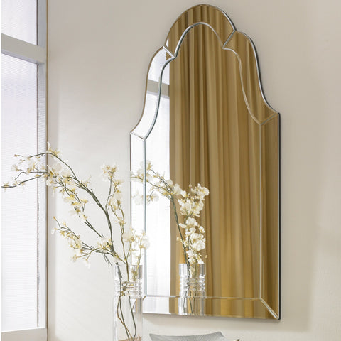 Contemporary Arch Accent Wall Mirror for Entryway