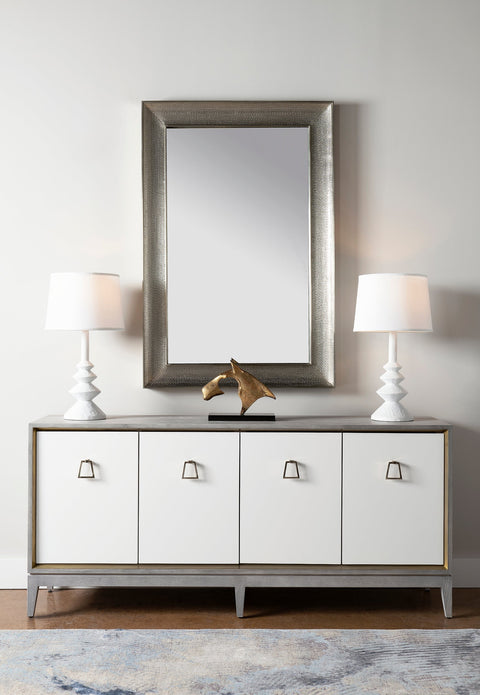 Traditional Handcrafted Framed Accent Wall Mirror for Entryway