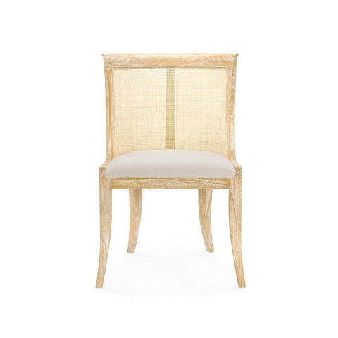 Artful Traditionalist Art Deco Barrel Back Dining Side Chair