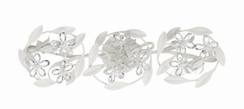 Marselle Elegant Vanity Light with Hand Cut Crystal Accents