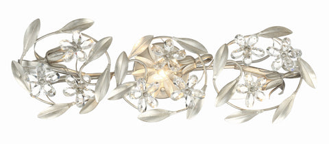 Marselle Elegant Vanity Light with Hand Cut Crystal Accents