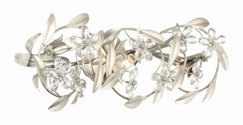 Marselle Elegant Vanity Light with Hand Cut Crystal Accents