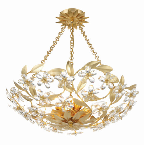 Marselle Elegant Tiered Semi Flush Mount Ceiling Light