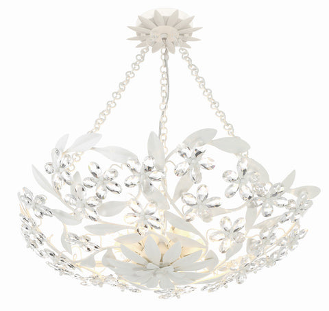 Marselle Elegant Tiered Semi Flush Mount Ceiling Light