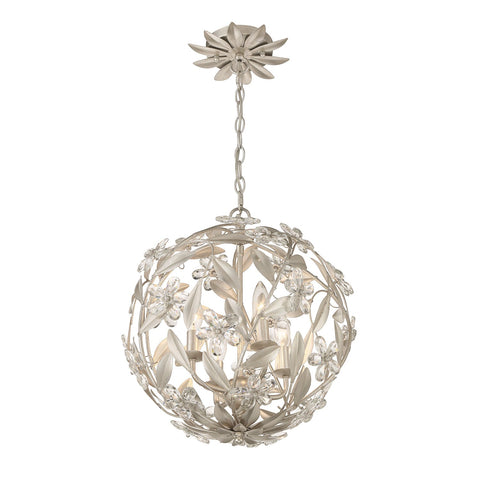 Marselle Elegant Candelabra Pendant Light with Crystals