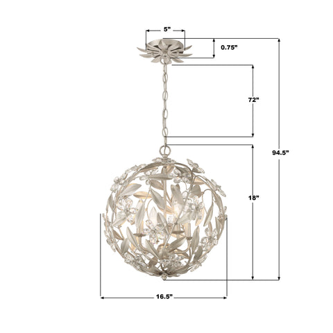 Marselle Elegant Handcrafted Chandelier Ceiling Light