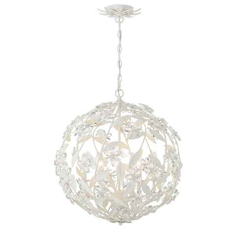 Marselle Elegant Handcrafted Pendant Light with Crystals