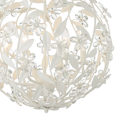 Marselle Elegant Handcrafted Pendant Light with Crystals