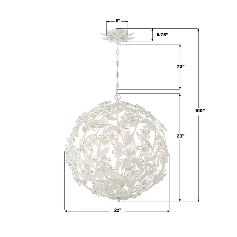 Marselle Elegant Tiered Semi Flush Mount Ceiling Light