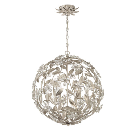 Marselle Elegant Handcrafted Pendant Light with Crystals