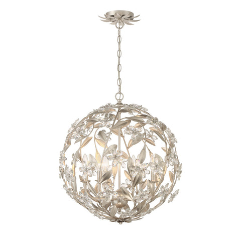 Marselle Elegant Handcrafted Pendant Light with Crystals