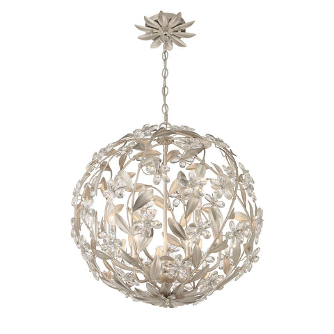 Marselle Elegant Handcrafted Pendant Light with Crystals