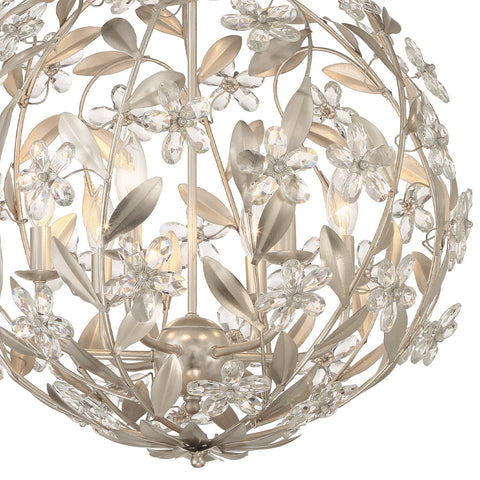 Marselle Elegant Handcrafted Pendant Light with Crystals
